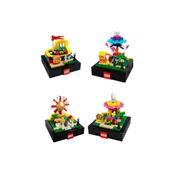 LEGO R Us Series Mini Amusement Park 4 Piece Set Building Blocks 0 300pcs Mini Amusement Park