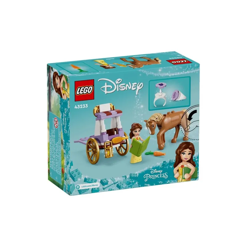 LEGO Disney Collection Belle Princess Fairy Tale Carriage Building Blocks 62pcs 43233-2