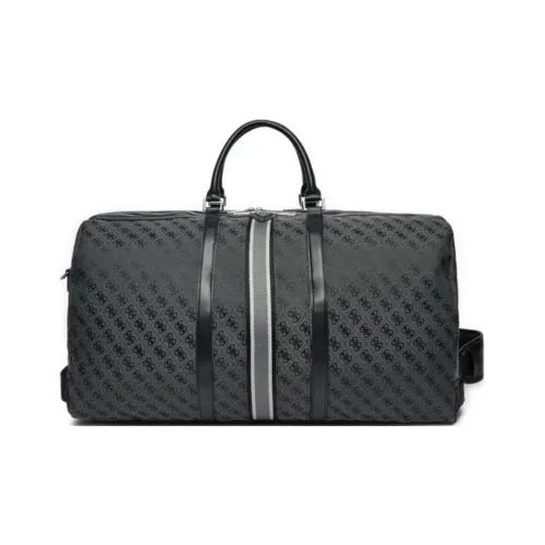 GUESS Faux Leather Shoulder Bag, Crossbody Bag, Handbag, Travel Bag Men's Gray