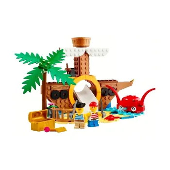 LEGO Gift Set Series Pirate Ship Playground Building Blocks 168pcs 40589
