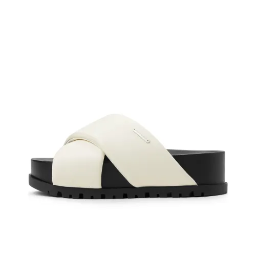 CHARLES&KEITH Composite Sole Slide Slippers 4cm Women's