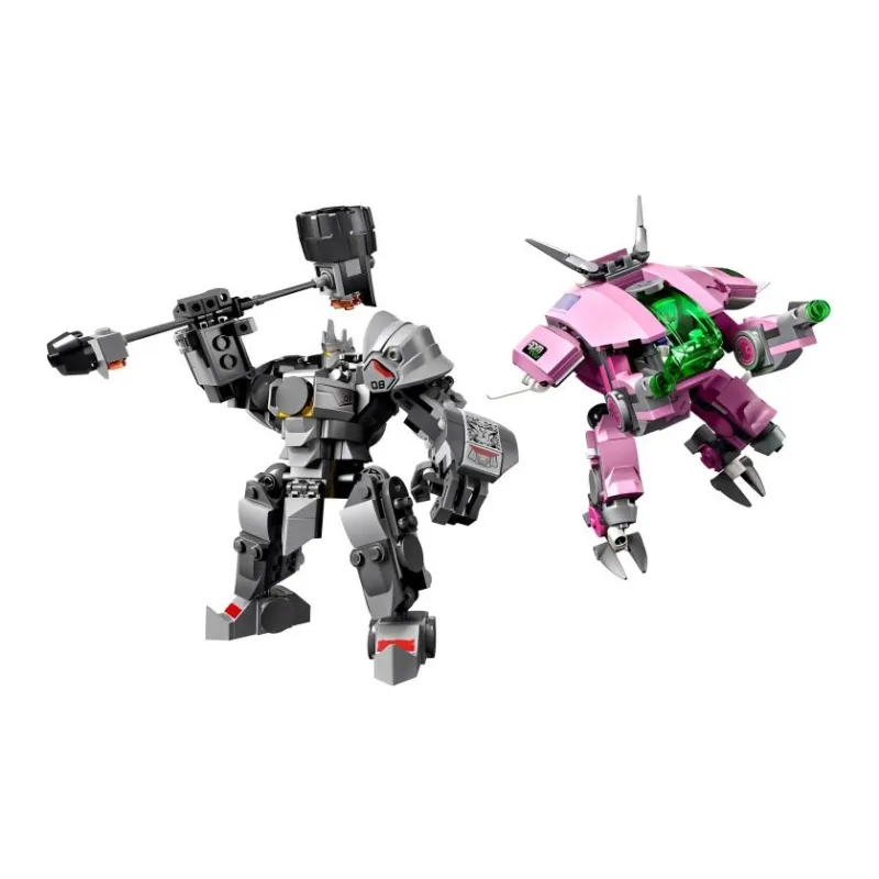LEGO Overwatch Collection D.VA Vs. Reinhardt Overwatch Main Characters Building Blocks 455pcs 75973-0