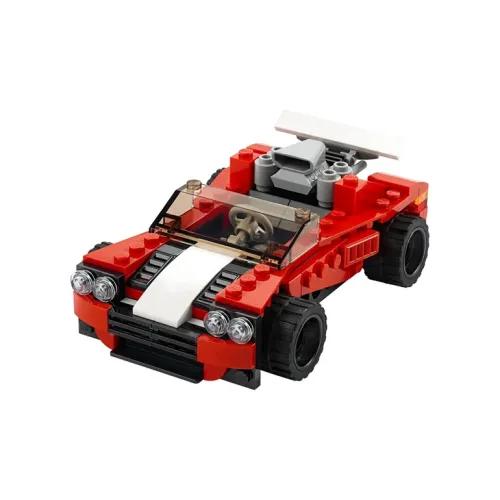 LEGO LOGO Creator Creator3 3 in 1 Racing Car Building Blocks 134 Pcs/pzs 31100