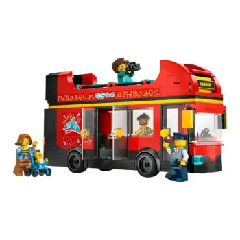 LEGO Red Double-Decker Sightseeing Bus Building Blocks 60407
