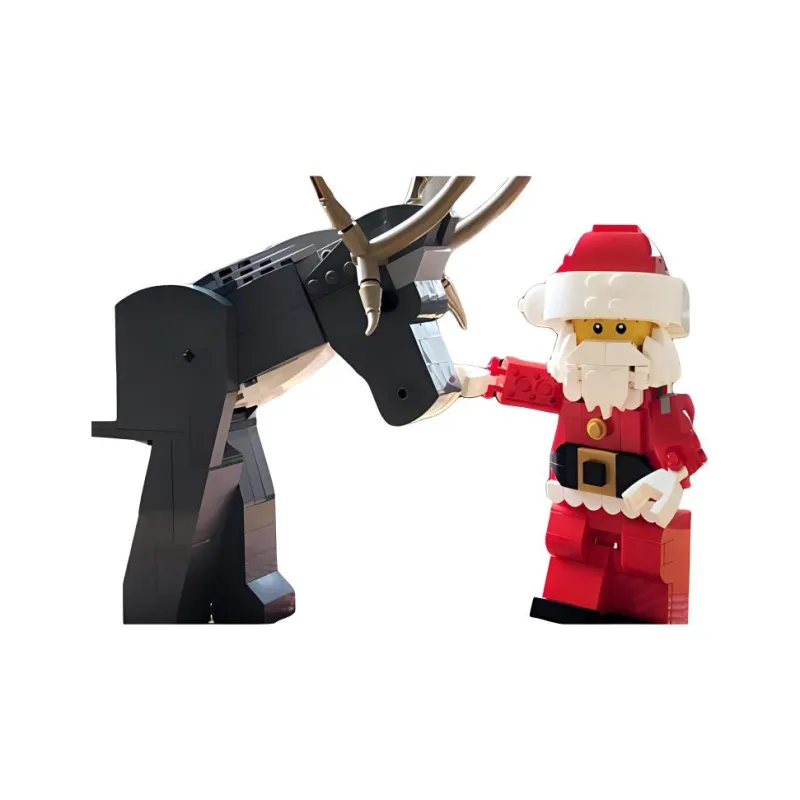 LEGO Classic Collection Santa Claus And Deer Employee Gift Building Blocks 1099 Pcs 4002018-4