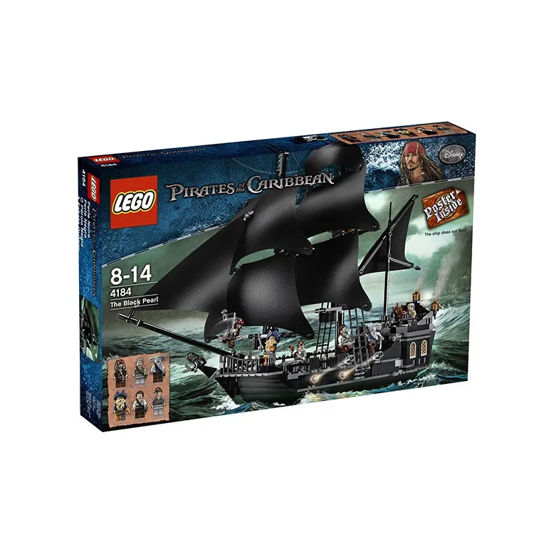 LEGO Pirates Of The Caribbean Collection Black Pearl Characters From Pirates Of The Caribbean Building Blocks 4184-4
