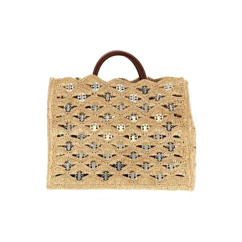Paco Rabanne Sac A Main Disc Link Top Handle Bag