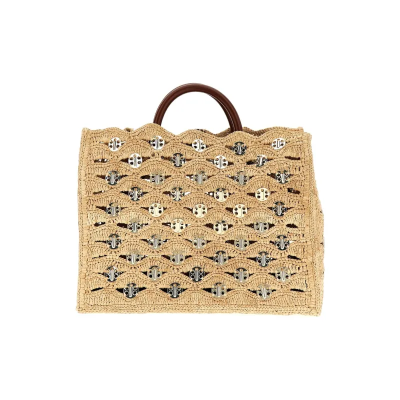 Paco Rabanne Sac A Main Disc Link Top Handle Bag-0
