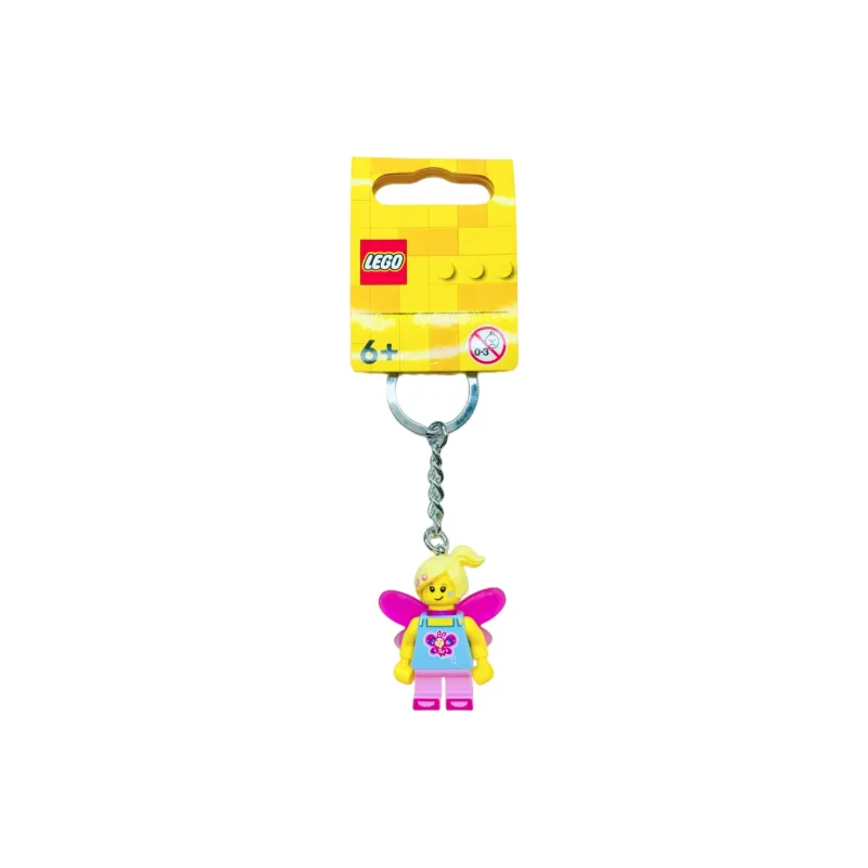 LEGO Butterfly Girl Key Chain Building Blocks 853795-2