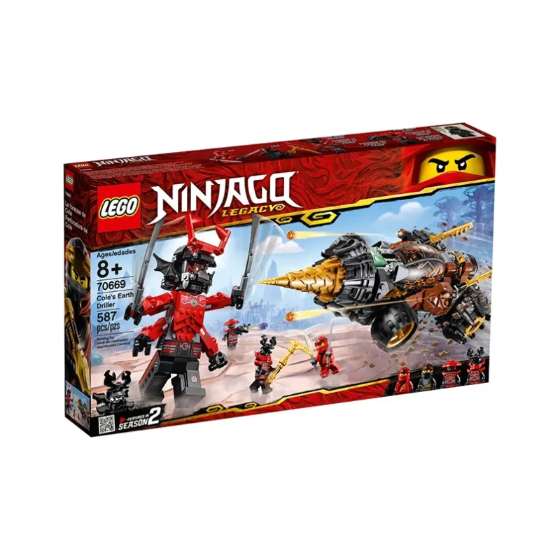 LEGO Phantom Ninja Collection Earthy Ninja Kudo's Giant Drill Tank Building Blocks 587pcs 70669-3