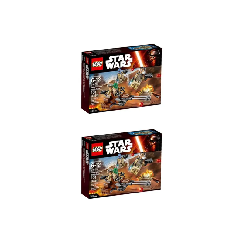 LEGO Star Wars Characters Star Wars The Force Awakens Rebel Battle Set Assembly Building Blocks 101 Pcs/pzs 75133-2
