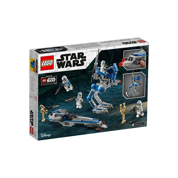 LEGO Star Wars Collection 501 Legion Clone Soldier Building Blocks 75280-3
