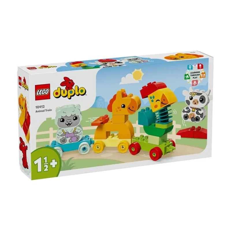 LEGO Collection Cute Animal Train Building Blocks 19pcs 10412-1