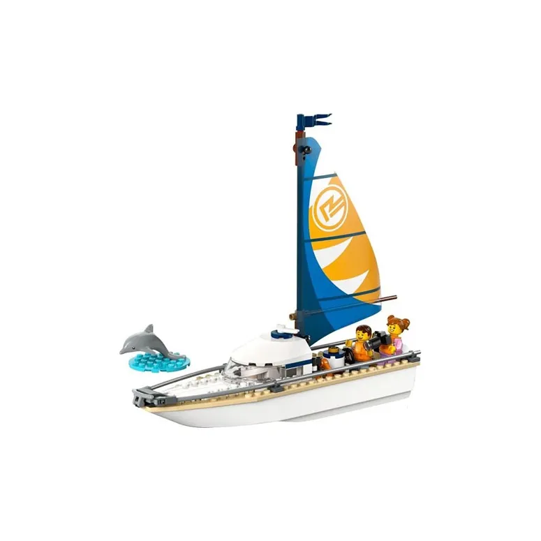 LEGO City Collection Sailboat Journey Building Blocks 102pcs 60438-0