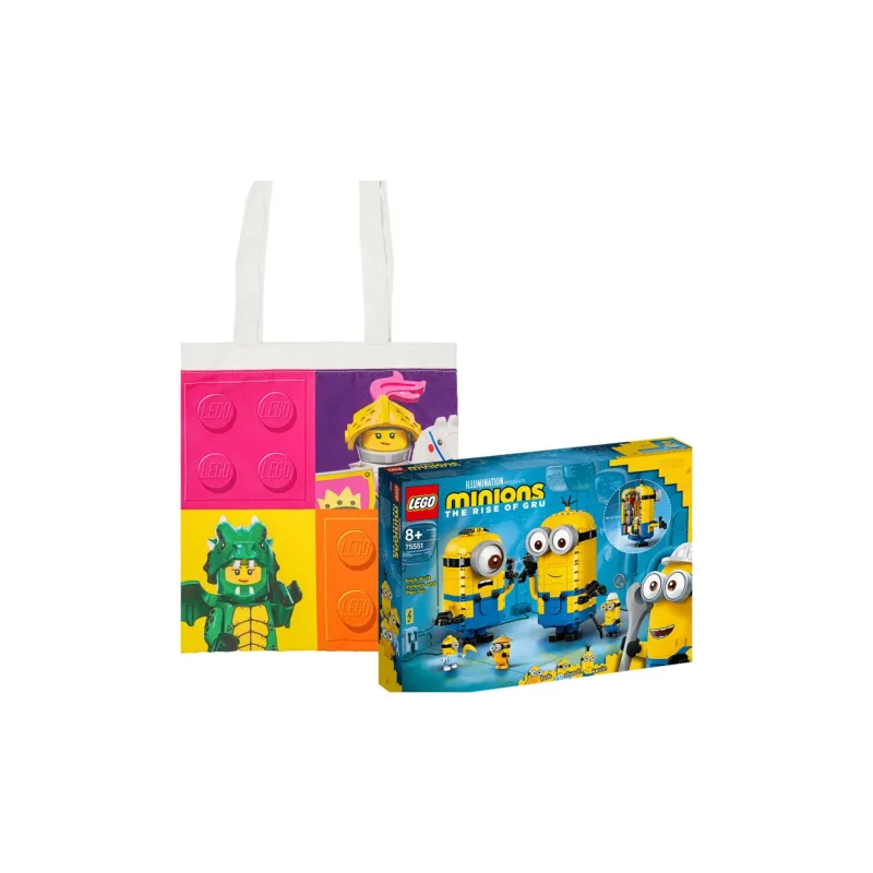 LEGO Minions Collection Playful Minions & Handbag Set Building Blocks 0 300 75551+102894-2