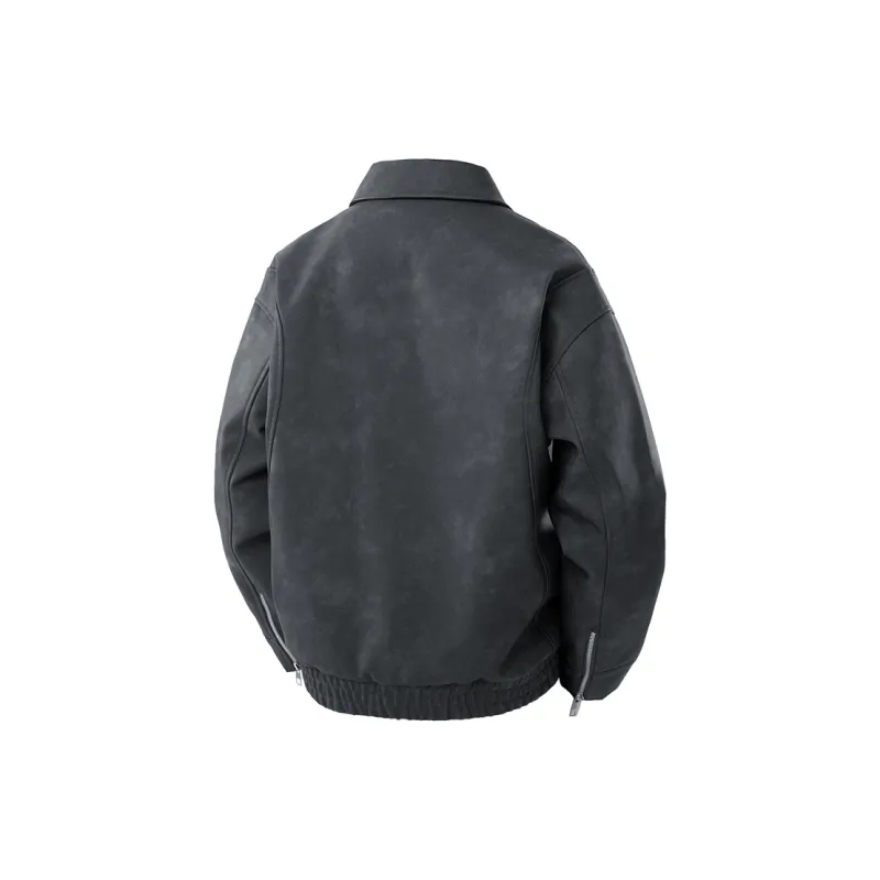 TESTUNG Jackets Coats Unisex Dark Gray-1