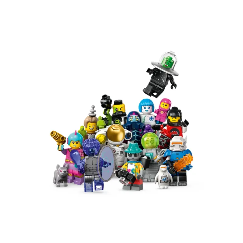 LEGO Space Theme Collection Plush Toy With Drawstring Building Blocks 9pcs 71046 1-1