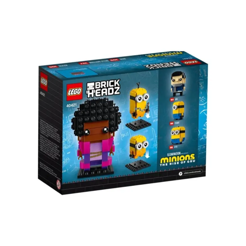 LEGO BrickHeadz Minions Explosion Head Kevan And Bob Building Blocks 40421-3