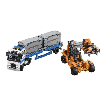LEGO Technology Mechanical Set Technic Container Truck And Forklift Building Blocks 631pcs 42062
