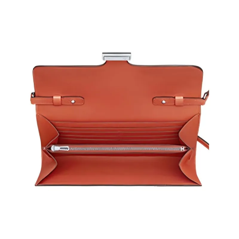 HERMES Constance To Go Epsom Leather Wallets Handheld Shoulder Bag Crossbody Bag Women's Rose Brown-4