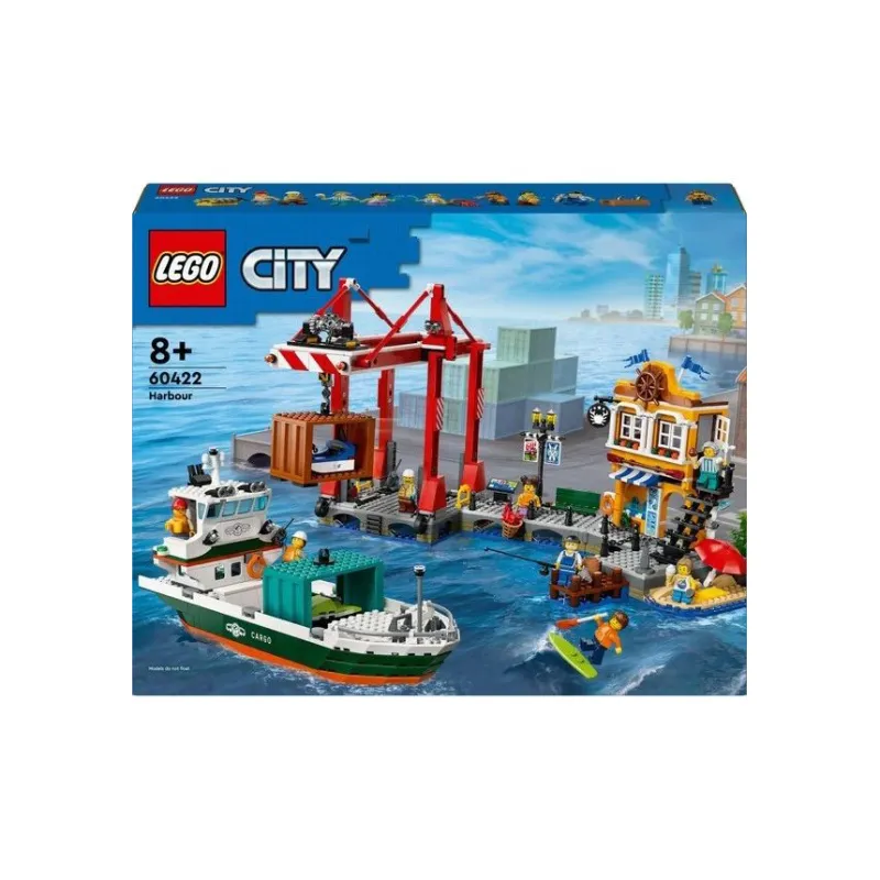 LEGO Harbor And Cargo Ship Building Blocks 1226pcs 60422-0