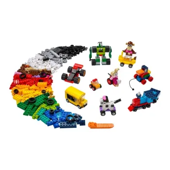 LEGO Classic Collection CLASSIC Collection, Building Blocks Wheel Set Building Blocks 653 Pcs/pzs 11014