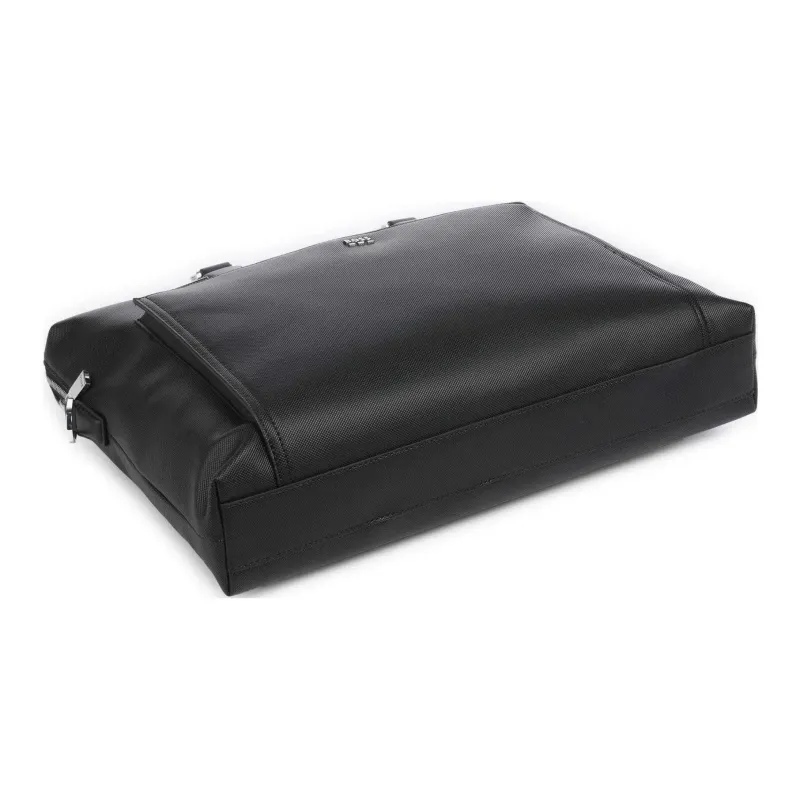HUGO BOSS Recycled Polyurethane Briefcase Men's Black-2