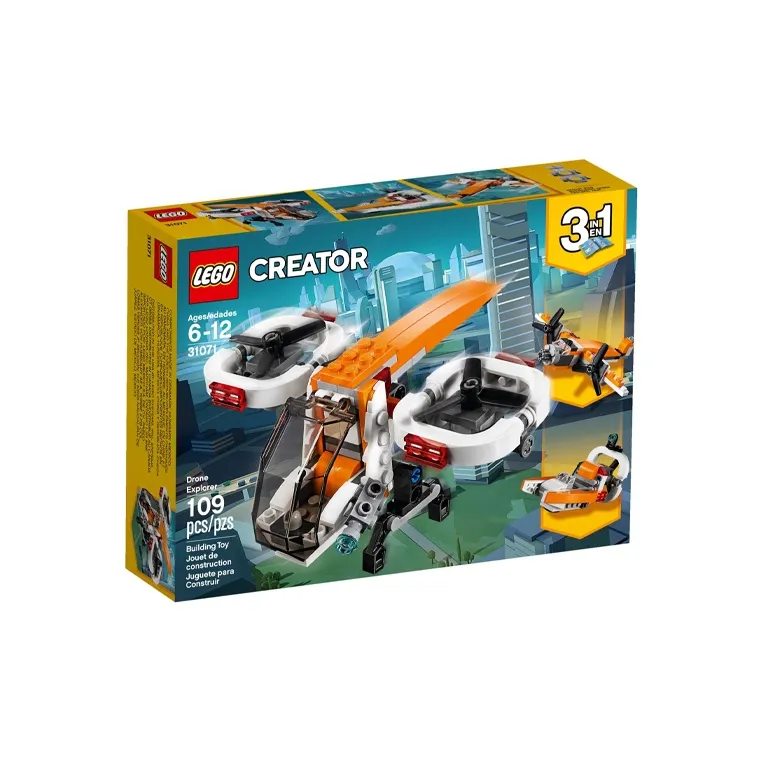 LEGO LOGO Creator Creator 3 in 1 Dual Rotor Drone Building Blocks 109 Pcs/pzs 31071-2