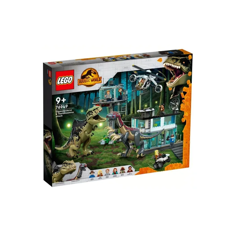 LEGO Giganotosaurus & Therizinosaurus Attack Building Blocks 76949-2