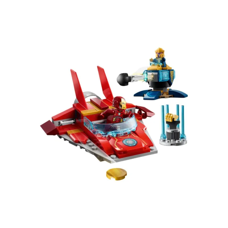 LEGO Super Hero Collection Marvel Iron Man Collection Iron Man Vs Thanos Building Blocks 76170-3