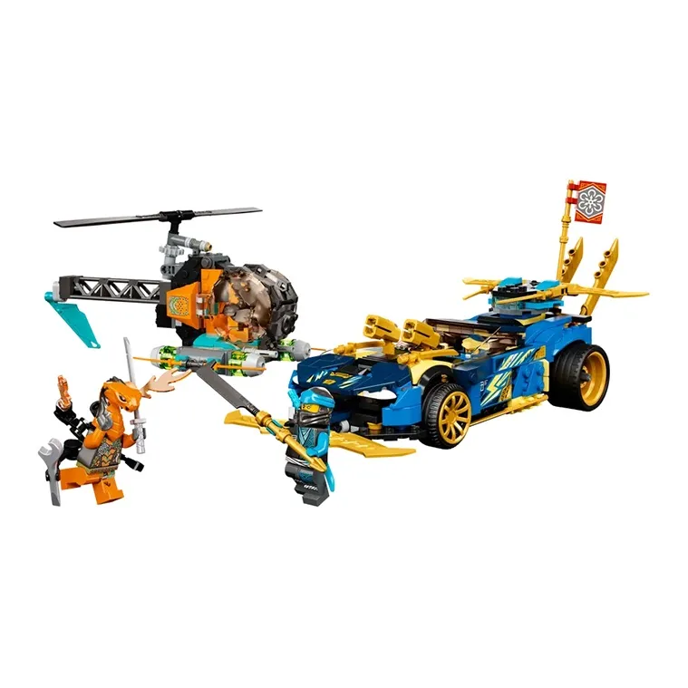 LEGO Phantom Ninja Collection Jia And Nia's Racing EVO Building Blocks 536pcs 71776-1