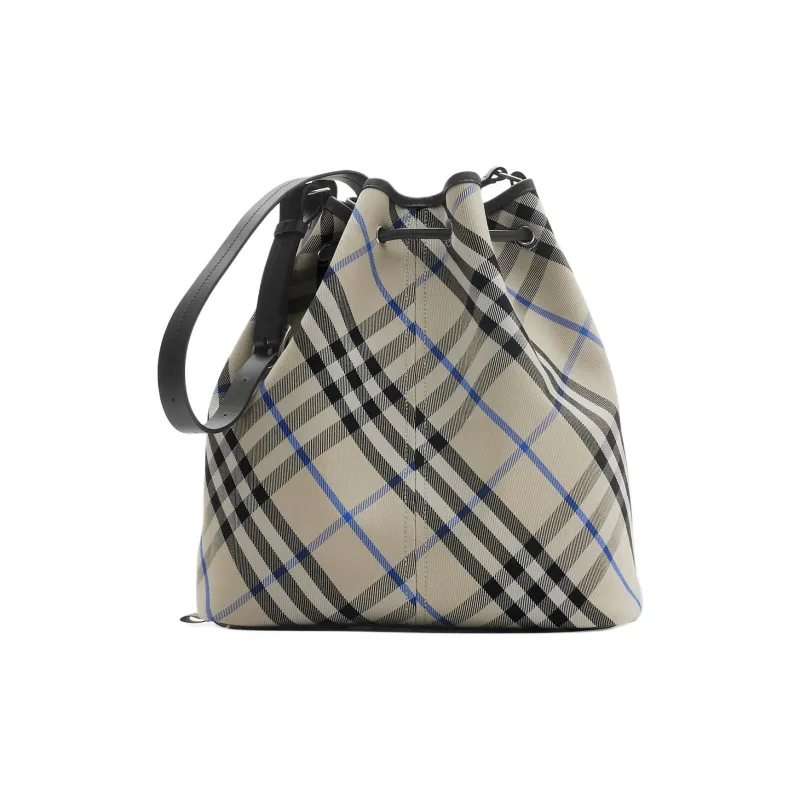 Burberry Cotton Shoulder Bag Medium Size Women's Ground Cloth Color-2