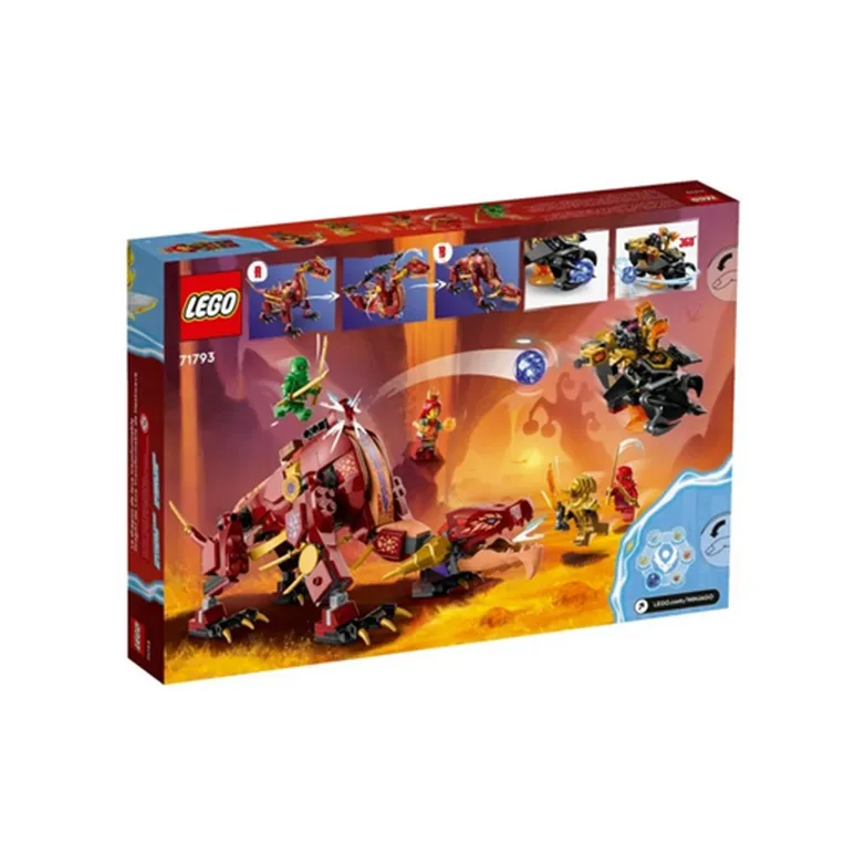 LEGO Ninjago Heatwave Transforming Lava Raptors Building Blocks 479pcs 71793-3