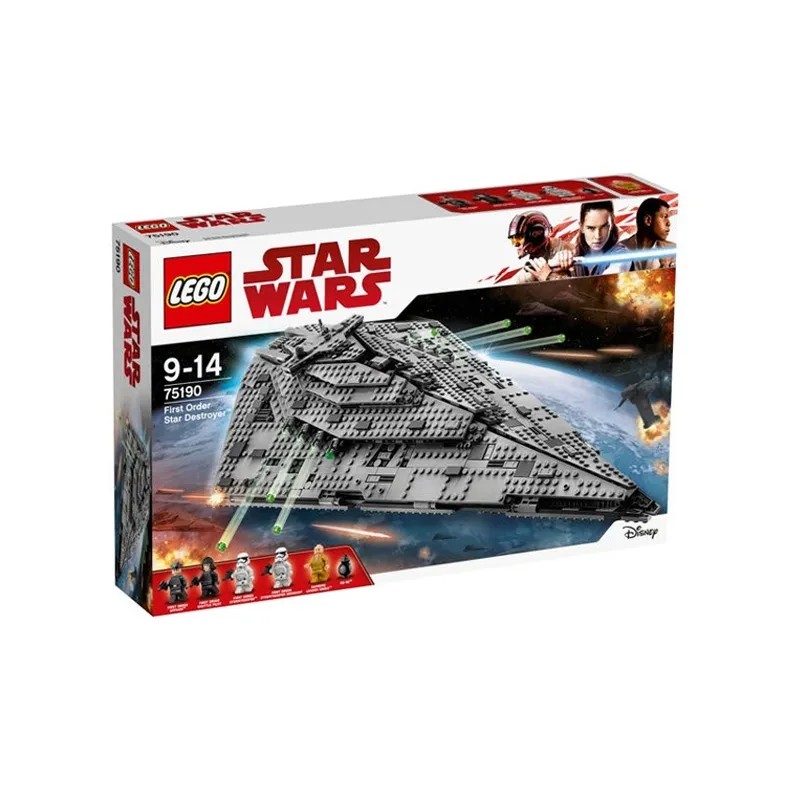 LEGO Star Wars Collection First Order, Star Destroyer Building Blocks 1001 2000pcs 75190-2