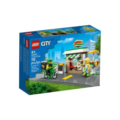 LEGO City Collection Sandwich Shop Building Blocks 110pcs 40578