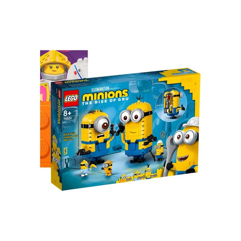 LEGO Minions Collection Playful Minions & Handbag Set Building Blocks 0 300 75551+102894-1