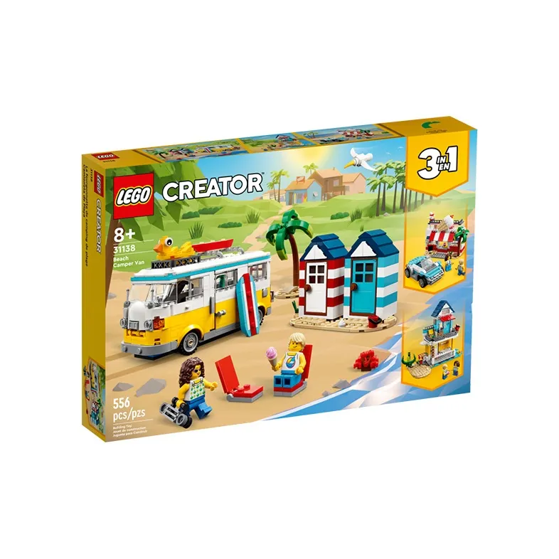 LEGO Beach Camper Van Building Blocks 31138-2