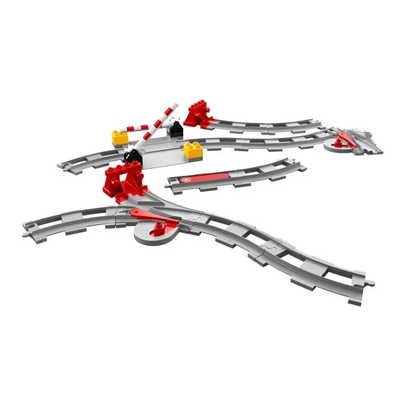 LEGO Train Tracks Building Blocks 10882-3