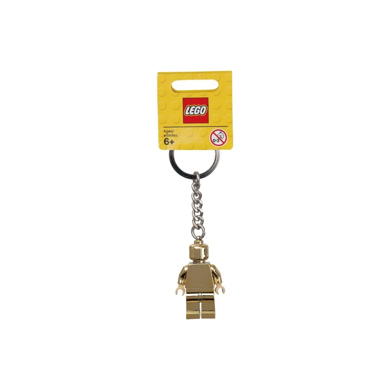 LEGO Gold Minifigure Key Chain Building Blocks 850807-2