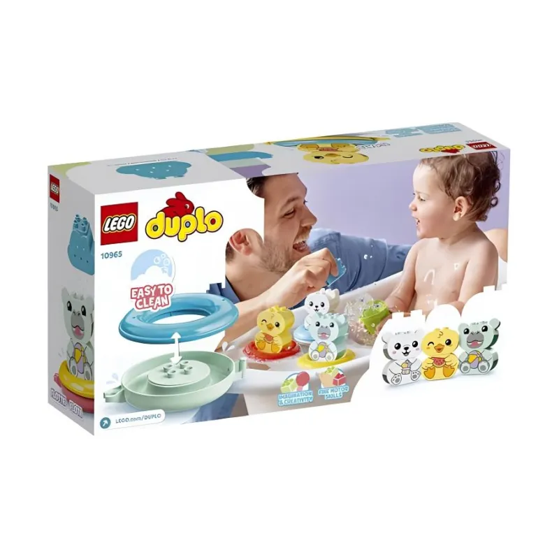 LEGO Bath Time Fun: Floating Animal Train Building Blocks 10965-2