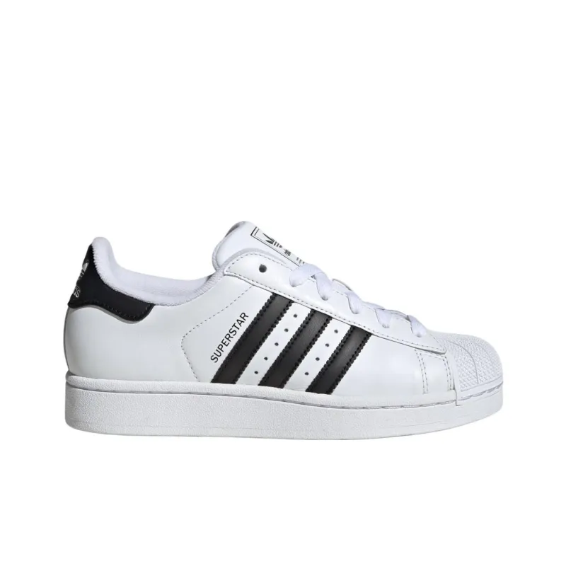 Adidas Originals Superstar 2 Anti Slip Wear Resistant Low Top Skateboard Shoes Women's White-1