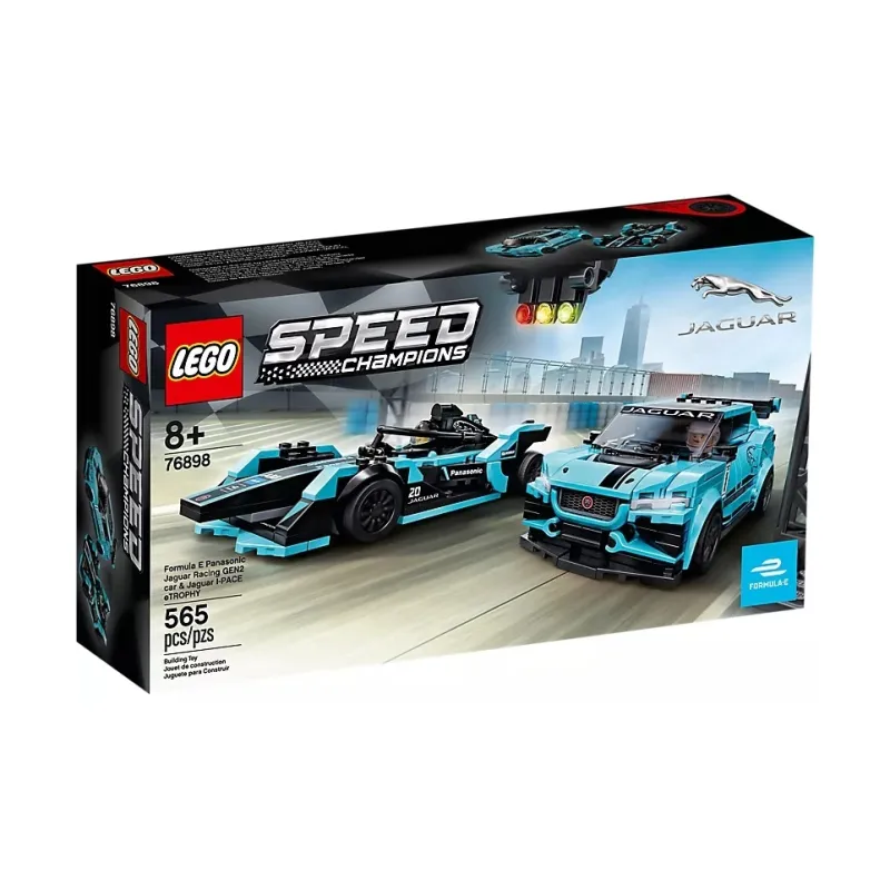 LEGO Super Racing Collection Formula E &I PACE ETROPHY Jaguar Building Blocks 76898-1