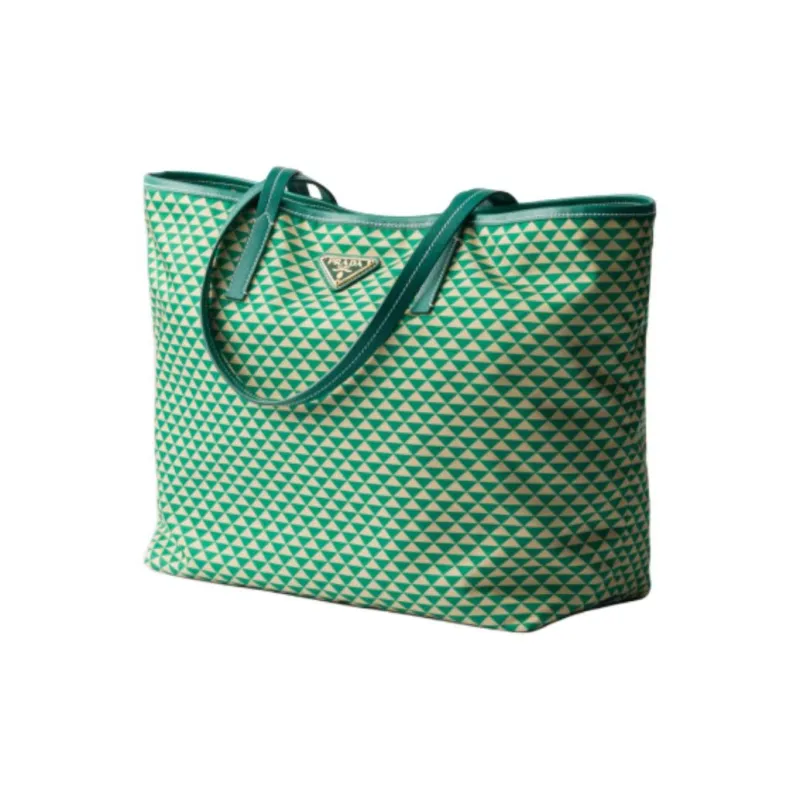 PRADA Recycled Nylon Tote Bag, Shopping Bag, Shoulder Bag Unisex Mango-1