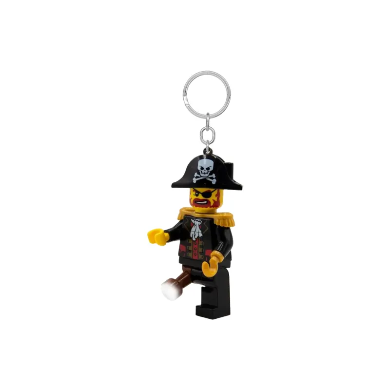 LEGO Red-Bearded Pirate Captain LED Light Keychain Building Blocks 0-300pcs LGL-KE23H-3