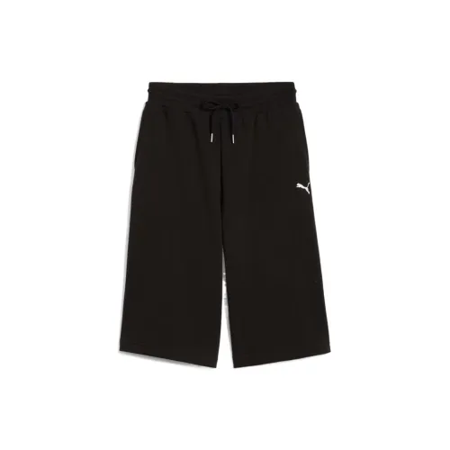 PUMA WARDROBE ESS Denim Shorts Women's Black