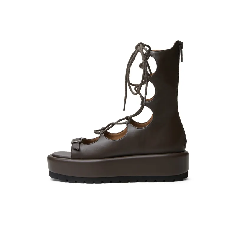 CHARLES&KEITH Small Ck Roman Sandals 5cm Women's-3
