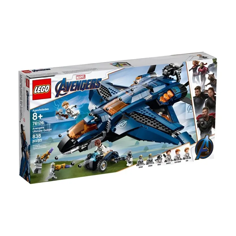 LEGO Super Hero Collection Marvel The Avengers Kun Style Fighter Building Blocks 838 Pcs 76126-1