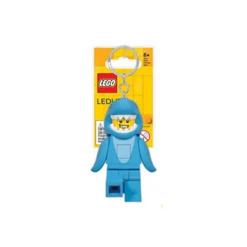 LEGO Classic Collection Shark Glow Keychain Building Blocks 1pcs KE155