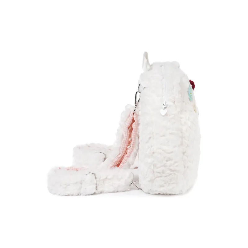 RIZHI STORE Plush Bear Backpack Unisex Multicolor-5