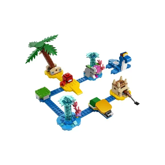 LEGO Super Mario Collection, King Of The Koopas' Beach Expansion Levels Building Blocks 229pcs 71398-0